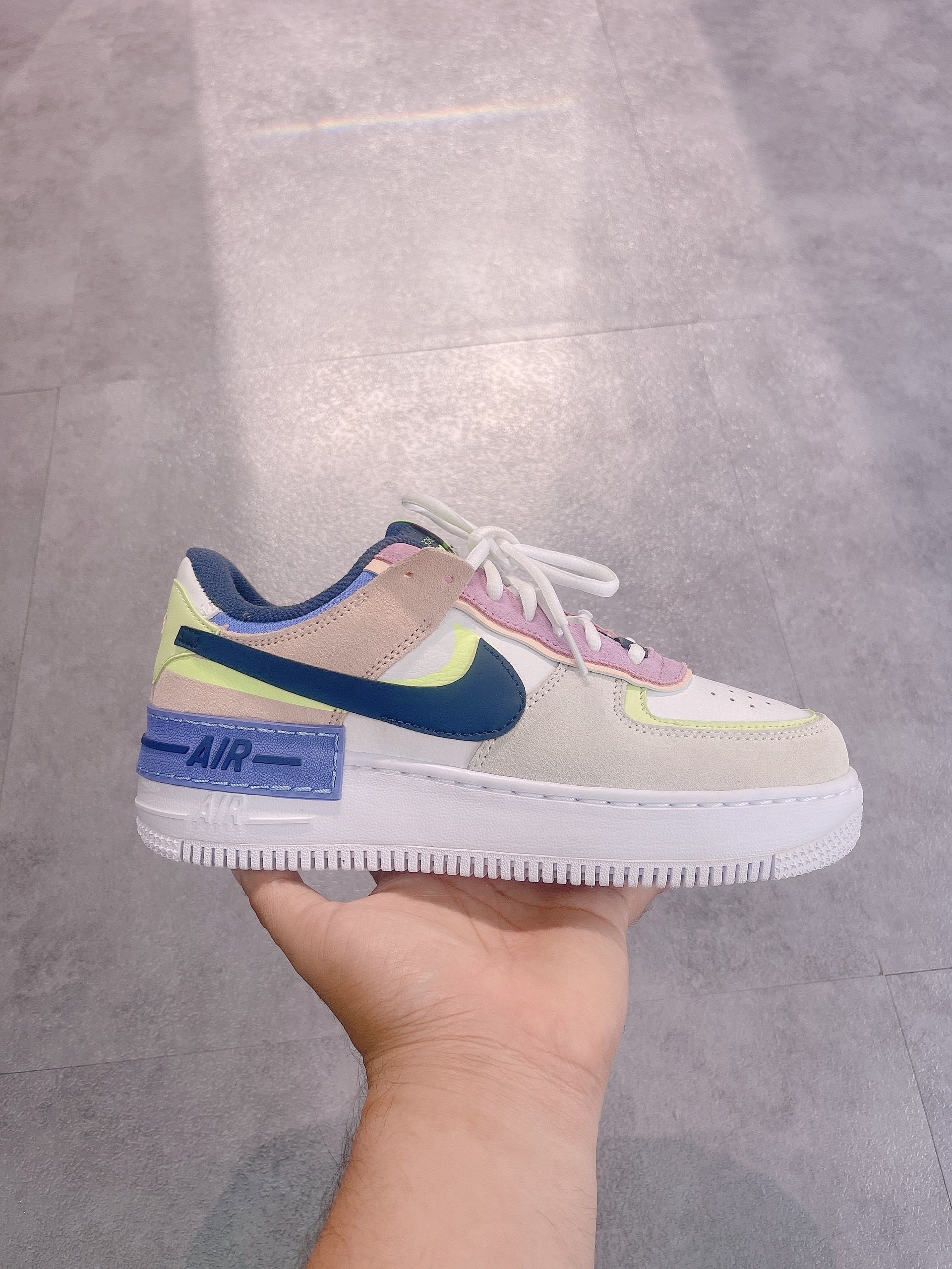 nike air force 1 shadow photon dust crimson