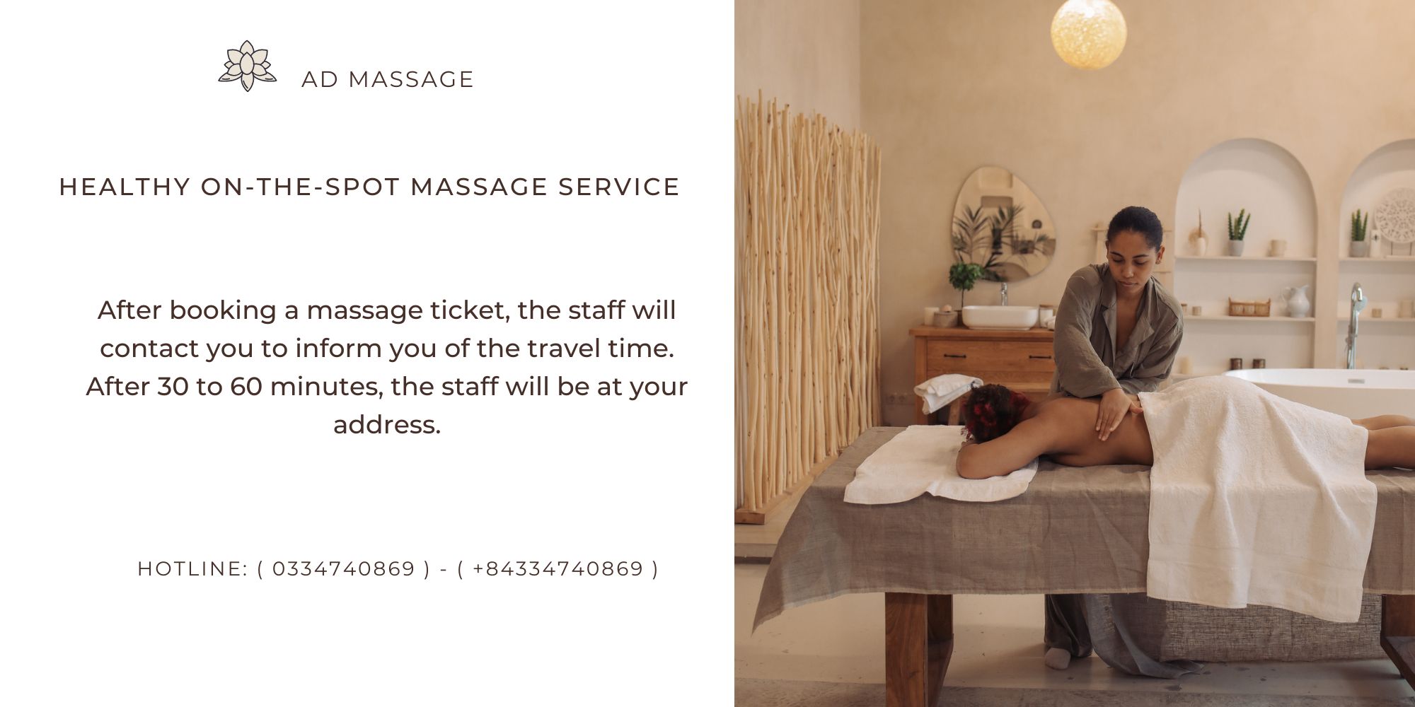 HEALTHY ON-THE-SPOT MASSAGE SERVICE