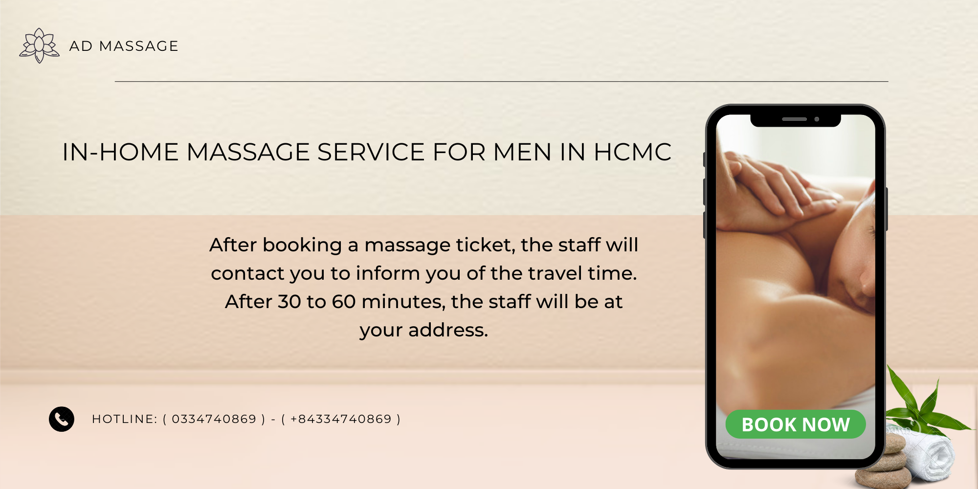 IN-HOME MASSAGE SERVICE FOR MEN IN HCMC