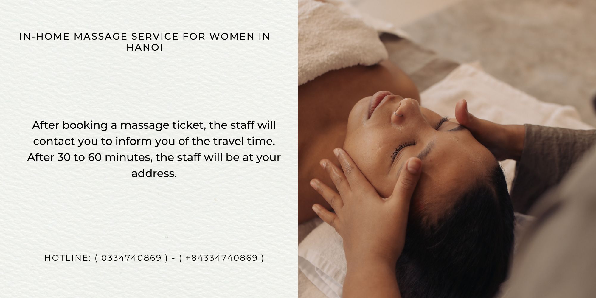 IN-HOME MASSAGE SERVICE FOR WOMEN IN HANOI