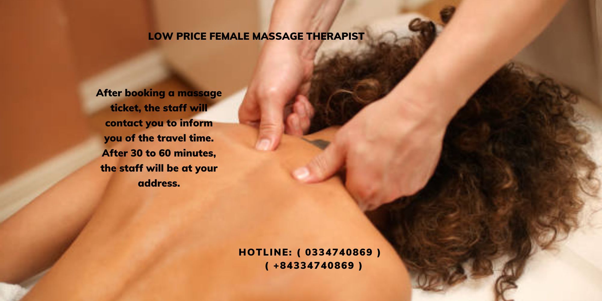 LOW PRICE FEMALE MASSAGE THERAPIST