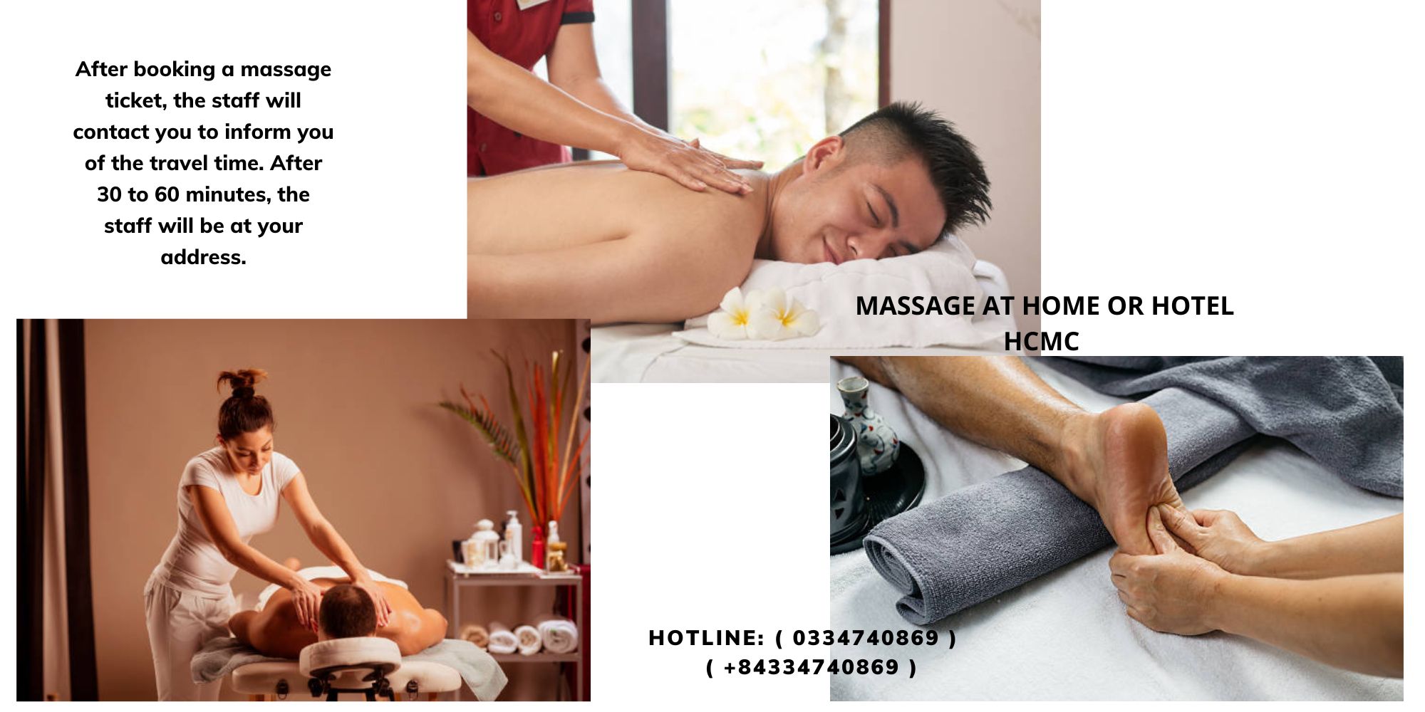 MASSAGE AT HOME OR HOTEL HCMC