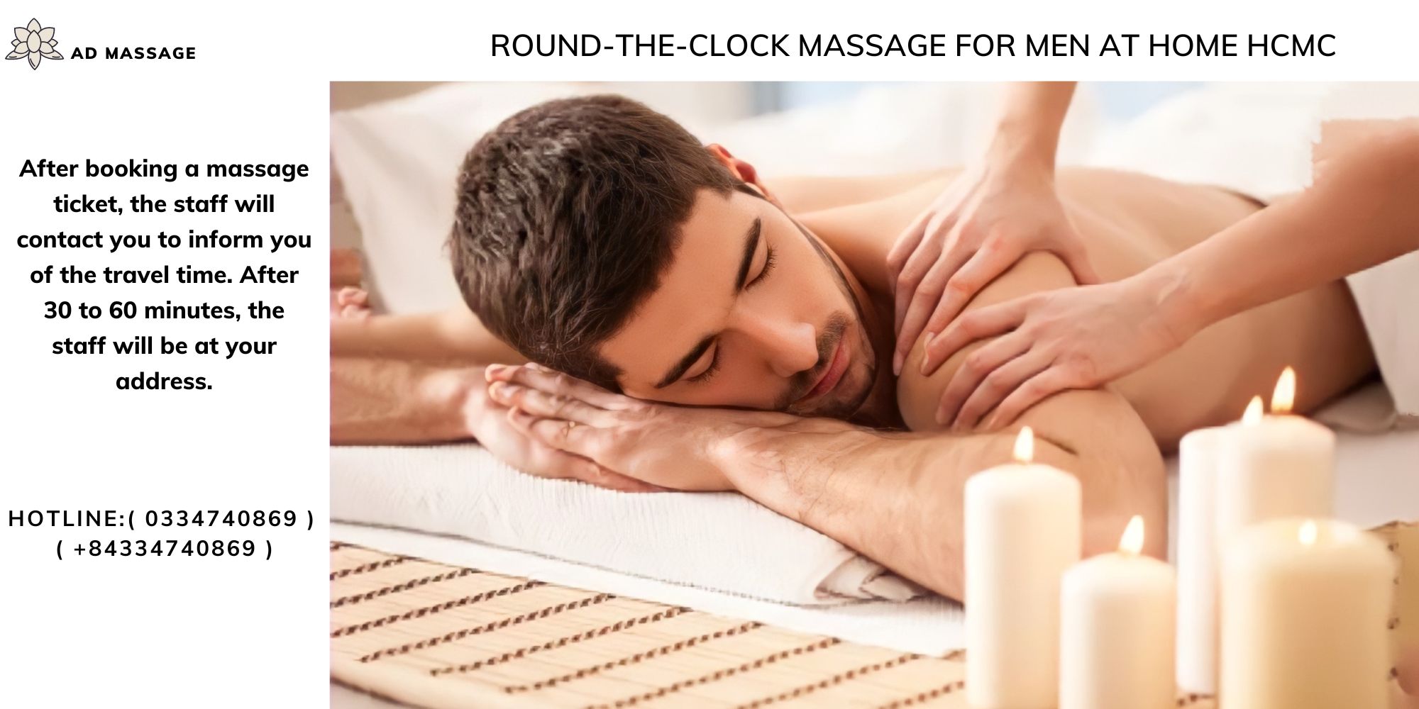 ROUND-THE-CLOCK MASSAGE FOR MEN AT HOME HCMC
