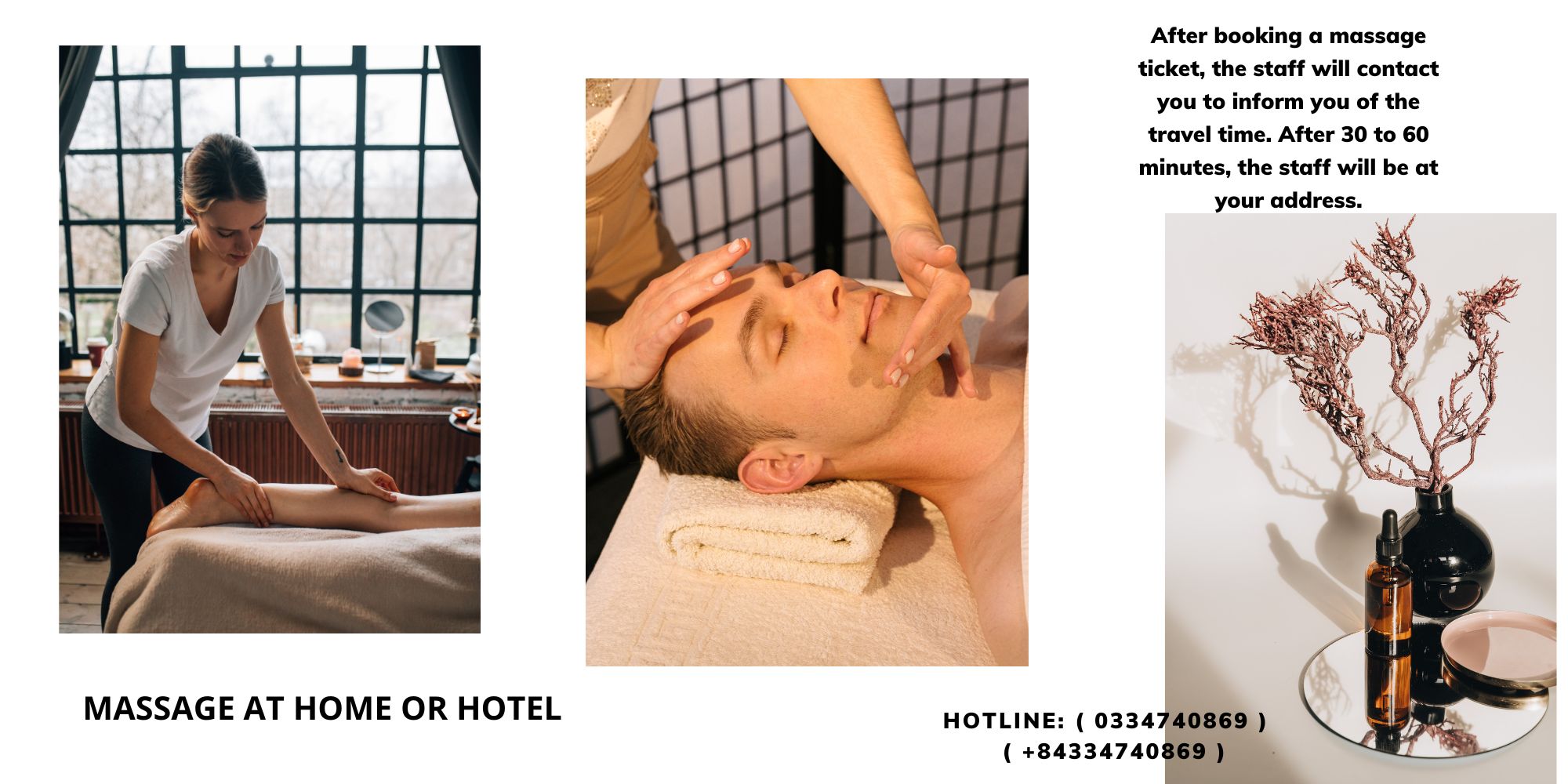 MASSAGE AT HOME OR HOTEL