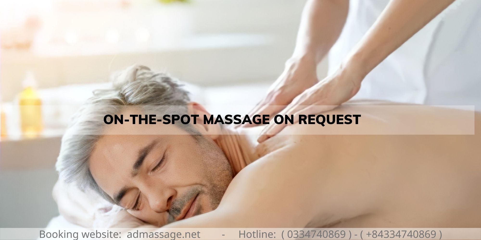 ON-THE-SPOT MASSAGE ON REQUEST 