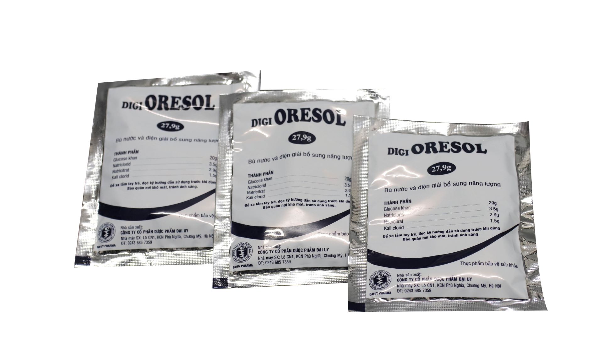 OZEROL trắng Đại Uy (27,9g) - Bột bù nước và điện giải