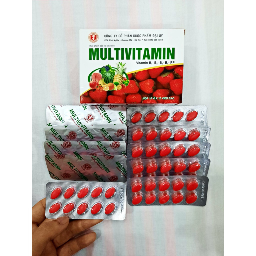 Vitamin tổng hợp Multivitamin DAIUY - Bổ sung vitamin, tăng cường sức đề kháng và miễn dịch