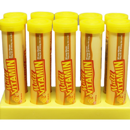Sủi Multivitamin Đại Uy - Tăng cường sức đề kháng, giải độc cơ thể (Lọ 20 viên sủi)