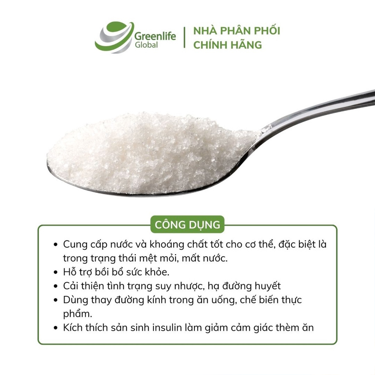 Đường Glucose Đại Uy 500G - bù nước, khoáng chất ngay lập tức, hấp thụ trực tiếp vào cơ thể, có thể thay thế đường kính