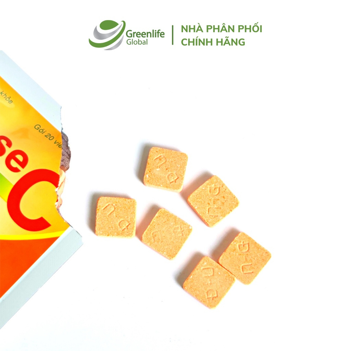 Kẹo ngậm C vitamin - Glucose Đại Uy dễ ăn, bổ sung vitamin, tăng cường đề kháng, tránh chảy máy chân răng