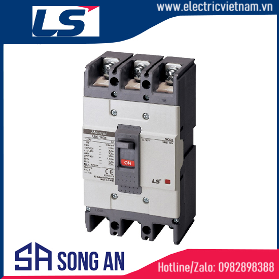 Aptomat MCCB 3P ABN103c Icu 22KA