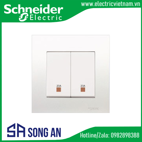 Bộ công tắc đôi 2 cực 20A