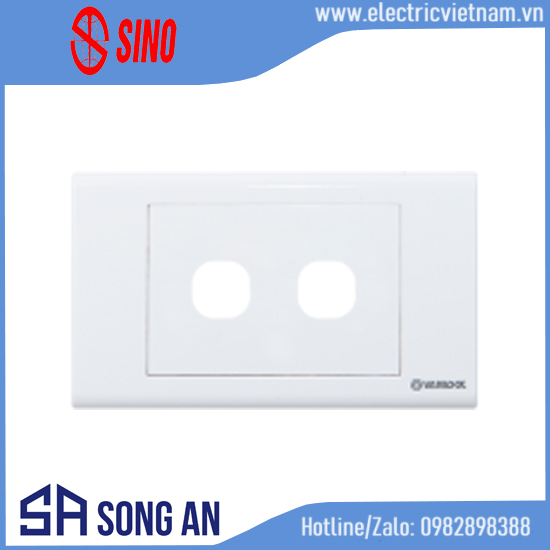 Mặt 2 hạt công tắc S18