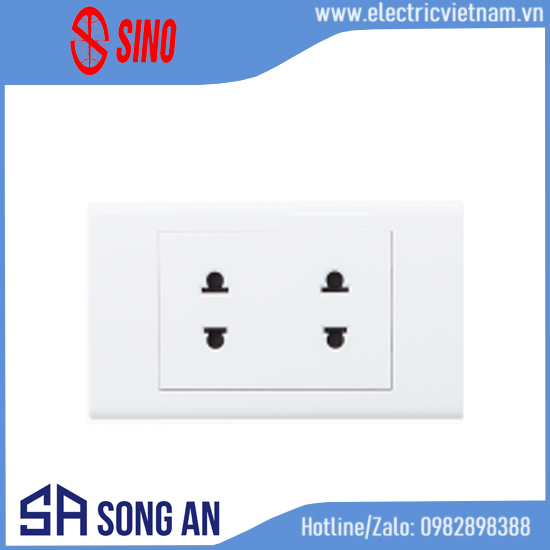 Ổ đôi 2 chấu S18