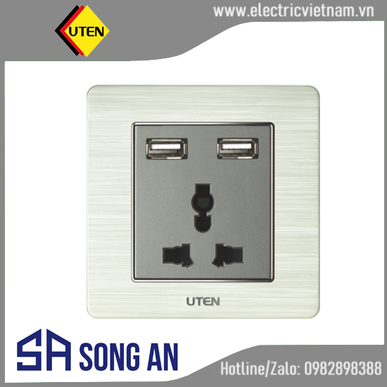 Ổ cắm USB + Ổ cắm 3 chấu đa năng