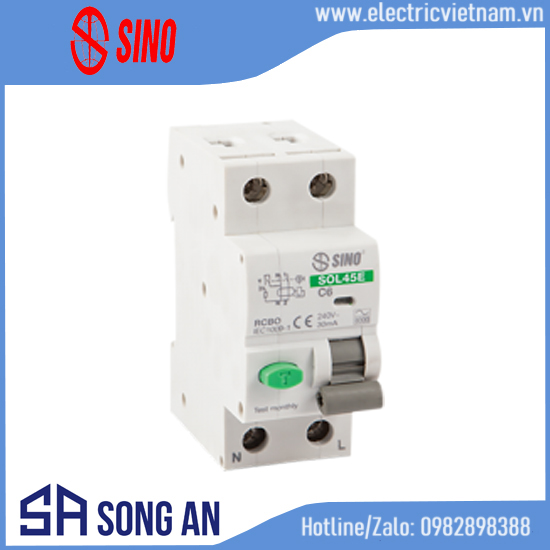 Aptomat RCBO SOL45E 2P 30mA