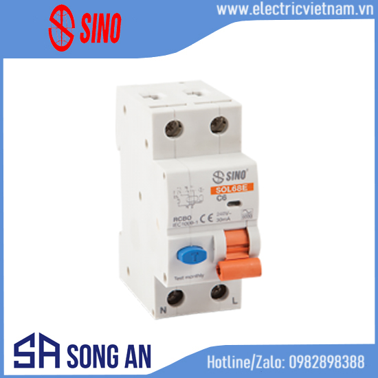 Aptomat RCBO SOL68E 2P 30mA