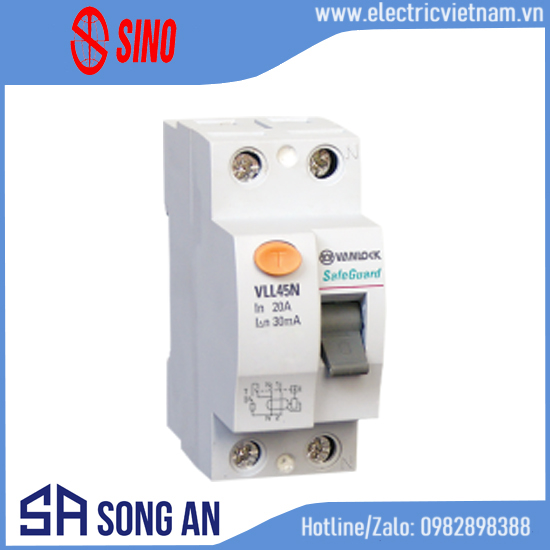 Aptomat RCCB VLL45N 2P 30mA