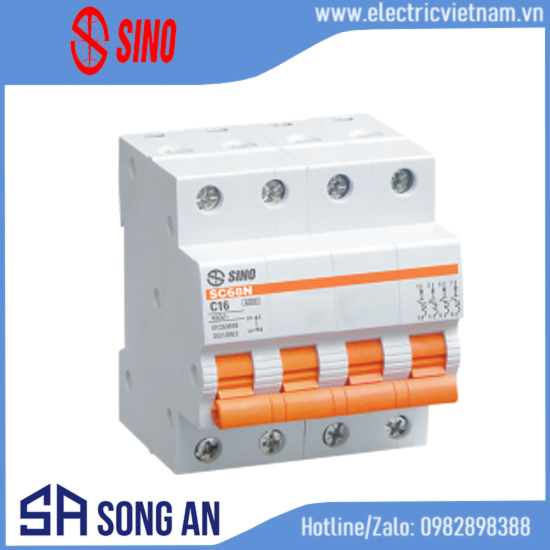 Aptomat MCB SC68N 4P 415VAC Icu=6.0kA