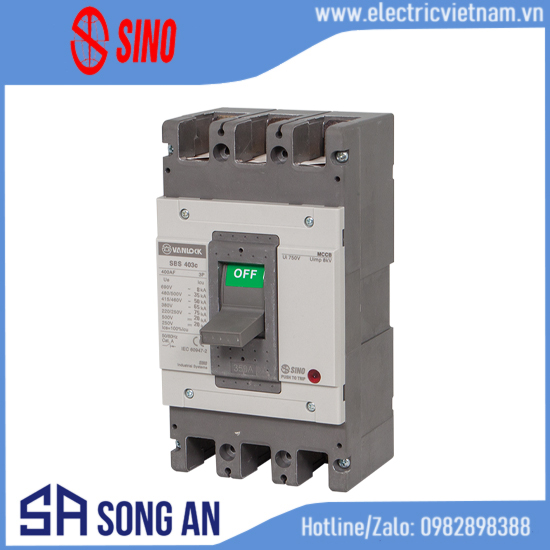 Aptomat MCCB SBN 3P 50kA/380V 100-225A