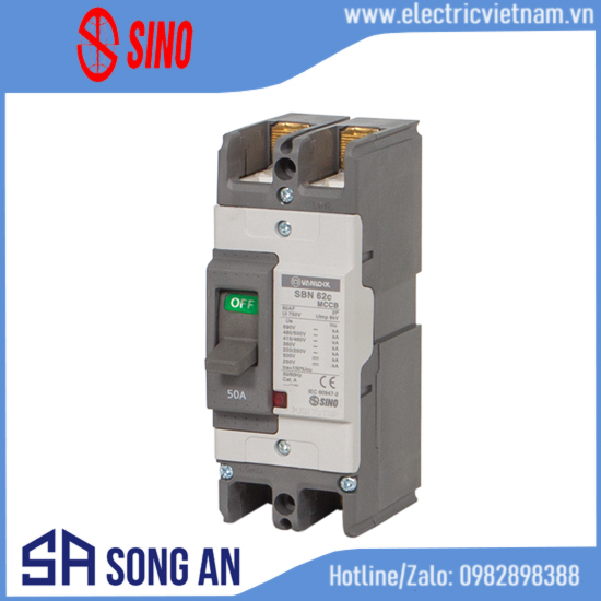 Aptomat MCCB SBE 2P 30kA/380V 100-225A