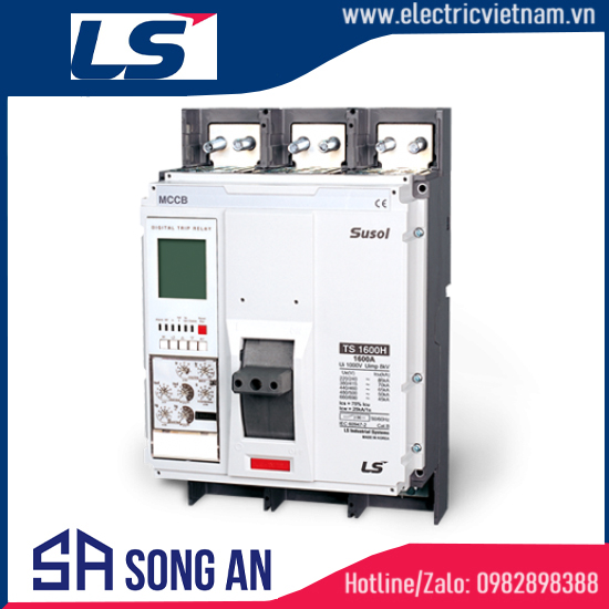 Aptomat MCCB 3P TS1250H Icu 70KA In 1250A