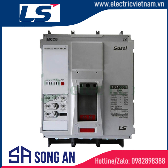 Aptomat MCCB 3P TS1000L Icu 150KA In 1000A