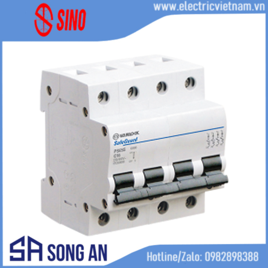 Aptomat MCB PS45S 4P 400V Icu=6.0kA