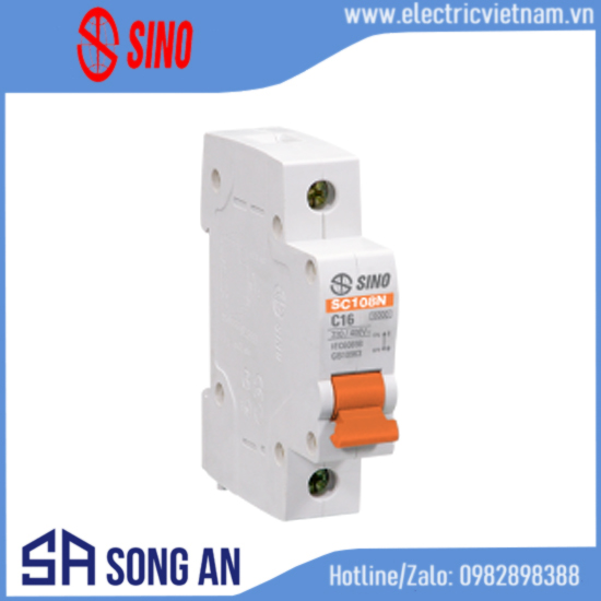 Aptomat MCB SC108N 1P 240V Icu=10kA