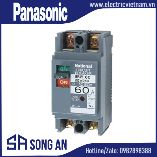 Aptomat MCCB 2P 415VAC Icu 25KA