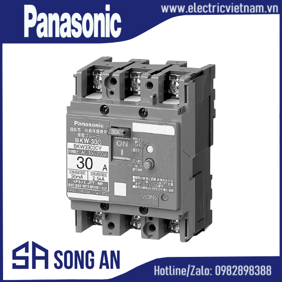 Aptomat MCCB 3P 220VAC Icu 2.5KA