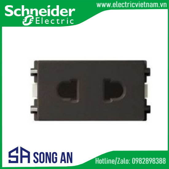 Ổ cắm đơn 2 chấu 10A, size S