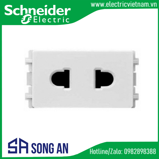 Ổ cắm đơn 2 chấu 10A, size S