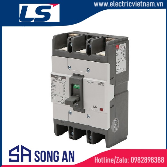 Aptomat MCCB 2P ABS202c Icu 85KA