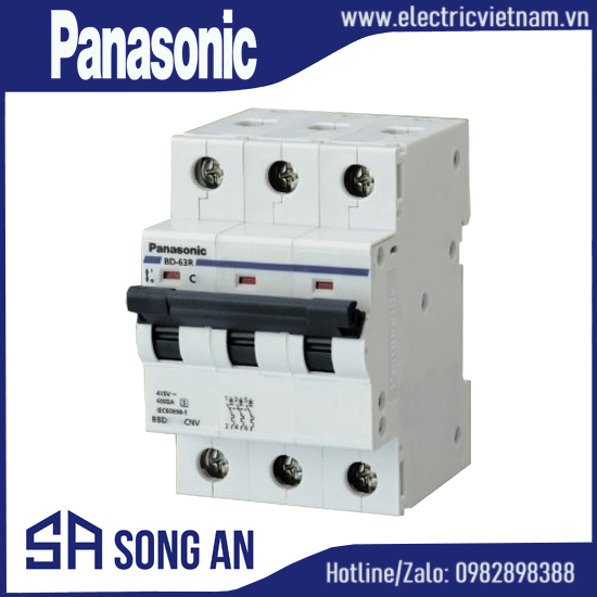 Aptomat MCB 3P C Curve 400VAC Icu 10KA