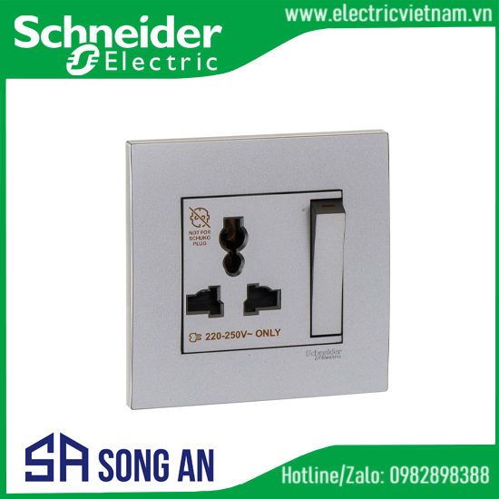 Bộ ổ cắm đơn đa năng 13A có công tắc