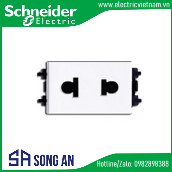 Ổ cắm đơn 2 chấu 10A, size S