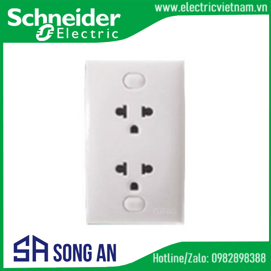 Bộ ổ cắm đôi 3 chấu 16A