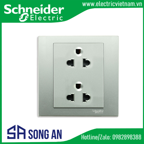 Bộ ổ cắm đôi 3 chấu 16A