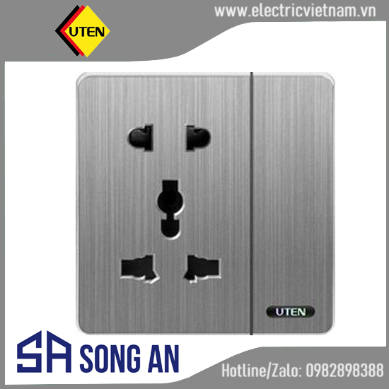 Bộ công tắc đơn 1 chiều và ổ cắm đa năng