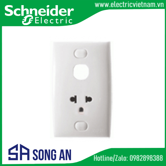 Bộ ổ cắm đơn 3 chấu 16A và 1 lỗ trống