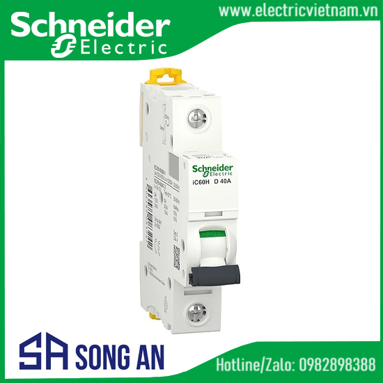 MCB iC60H MCB 1P 10kA 230V C curve