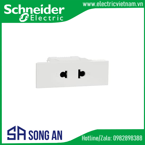 Ổ cắm đơn 2 chấu 16A, size S