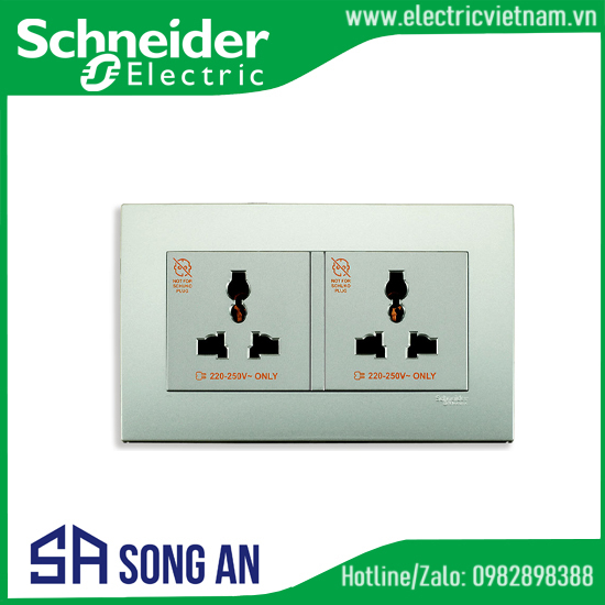 Bộ ổ cắm đôi đa năng 13A