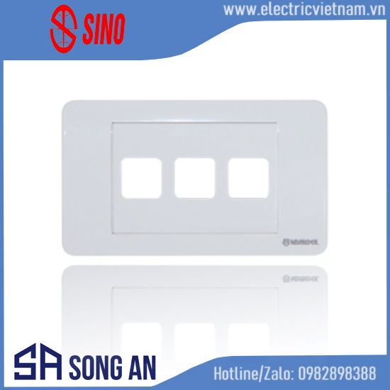 Mặt 3 công tắc S18A