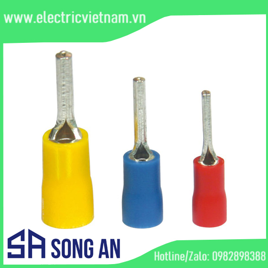 Đầu Cos pin đặc bọc nhựa
