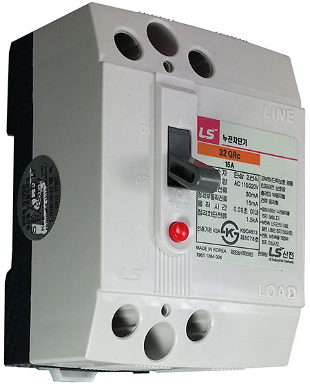 Aptomat ELCB 2P 32GRc Icu 1,5KA