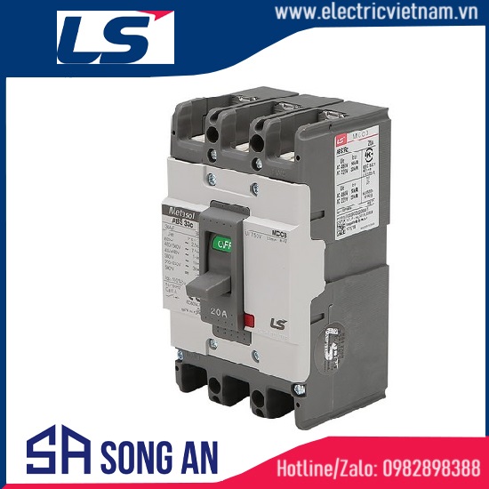 Aptomat MCCB 3P ABS33c Icu 14KA