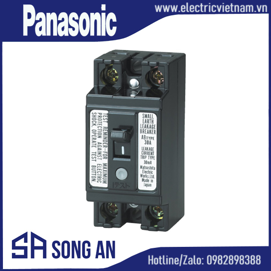Bộ cầu dao an toàn 2P2E 240VAC Icu 1.5KA Dòng ngắt 30mA