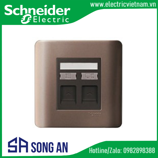Bộ ổ cắm điện thoại và ổ cắm mạng Cat5e
